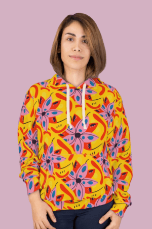 Yelloral Vibrant Pullover Hoodie