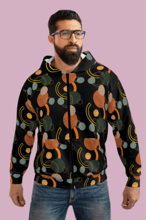 Ring Bubble Zip Hoodie