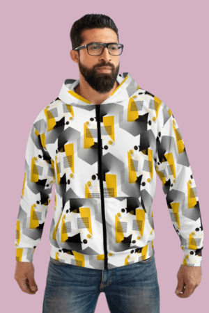 Polygon Pundit Zip Hoodie